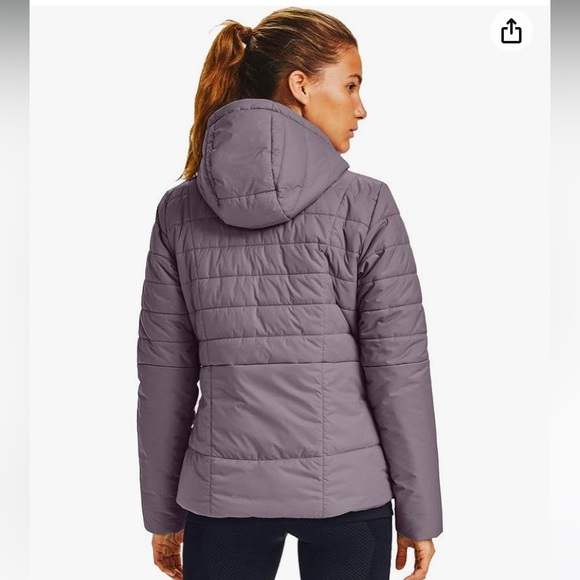 WOMEN’S UNDER ARMOUR INSULATED HOODED JACKET - Picture 2 of 13